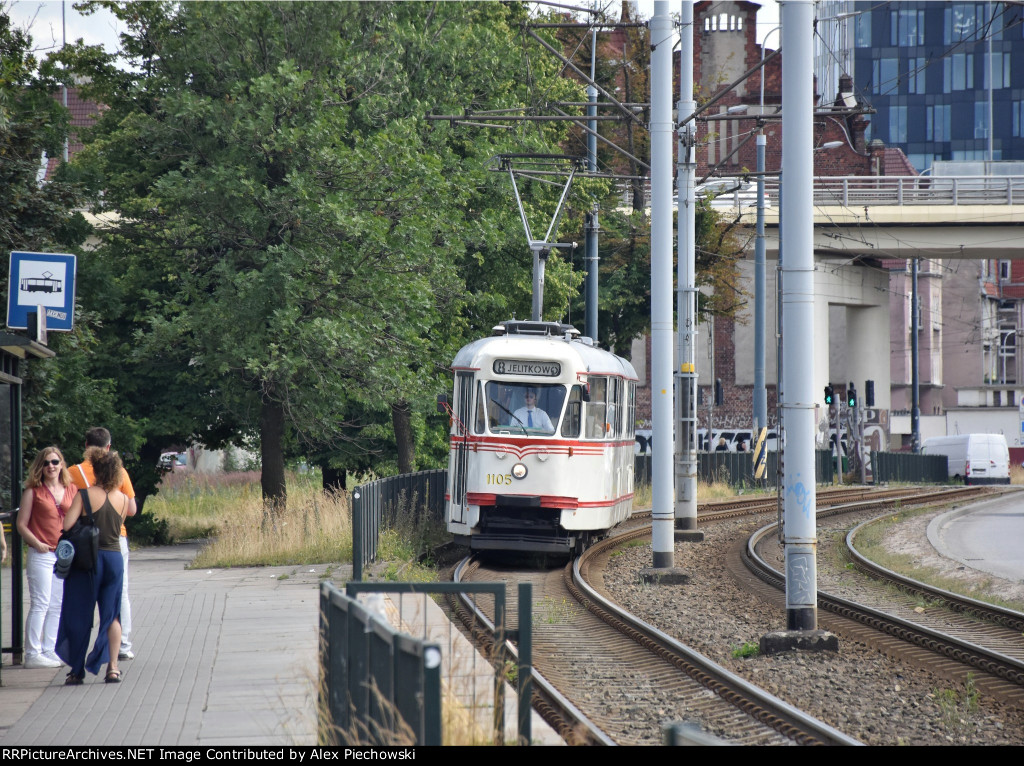 Gdnask tram #1105